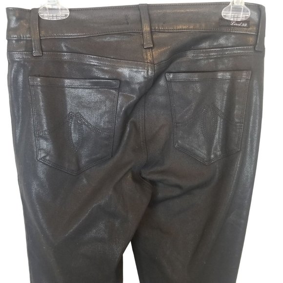 Level 99 Anthropologie Womens 29/8 Black Coasted W - Picture 9 of 9